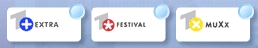 Eins Extra, Plus, Festival altes Logo